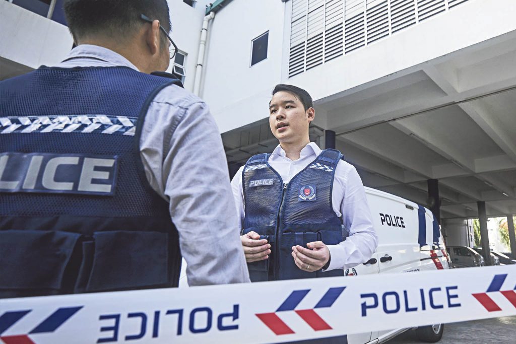 DSP Timothy Yap from Bedok Police Station