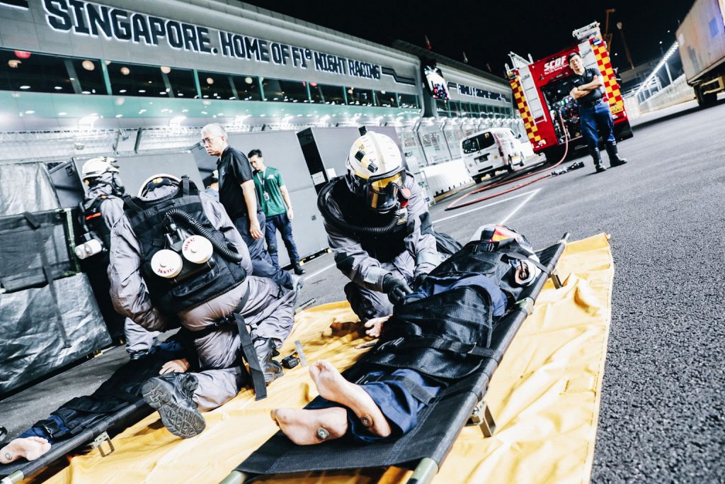 scdf personnel operational readiness exercise for f1, what scdf officers do